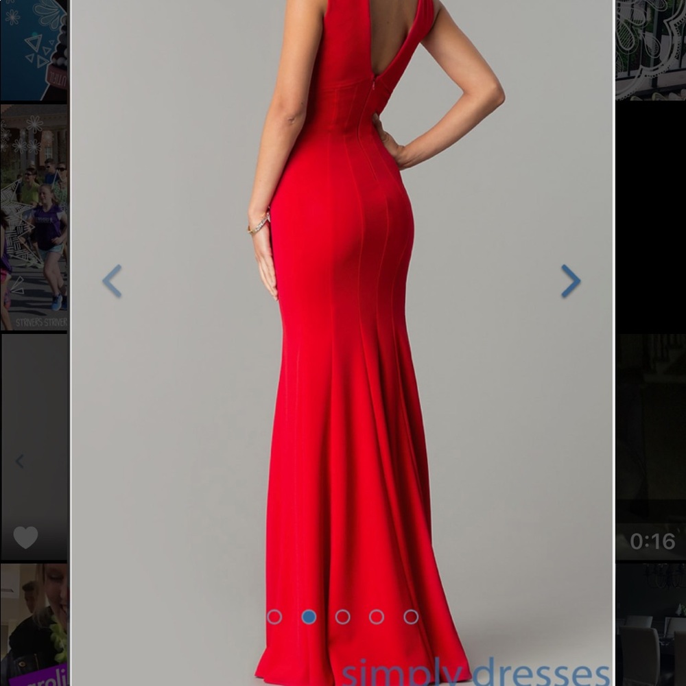 RED PROM DRESS